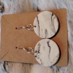 Handmade polymer clay earrings